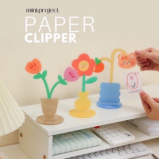 mini.project |  paper clip ตัวหนีบกระดาษ note  ที่หนีบรูป ตั้งโต๊ะ ลายการ์ตูน ที่เสียบกระดาษ คลิปหนีบรูป