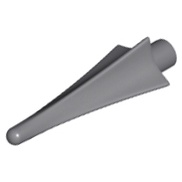 [850] ชิ้นส่วนเลโก้ Lego Part Minifigure, Weapon Spear Tip with Fins (24482) ราคา/ชิ้น