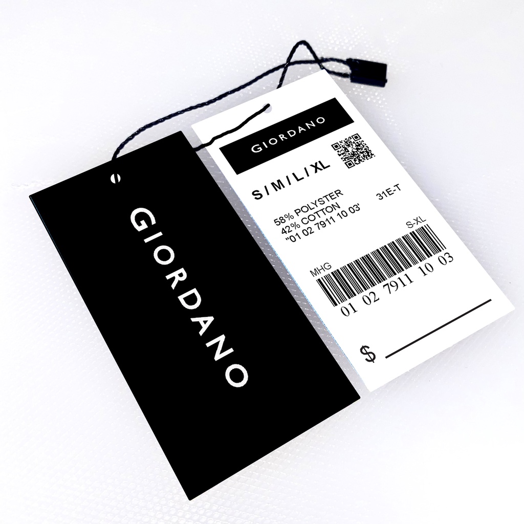 GIORDANO HANGTAG // แท็กแบรนด์ // GIORDANO