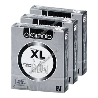 ถุงยางอนามัย Okamoto XL 3 กล่อง (6 ชิ้น)