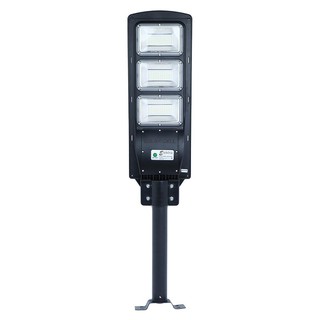 ไฟถนน ไฟถนน SOLAR ELEKTRA ELE-D 90 วัตต์ DAYLIGHT สีดำ โคมไฟภายนอก โคมไฟ หลอดไฟ LED SOLAR STREET LIGHT ELEKTRA ELE-D 90W