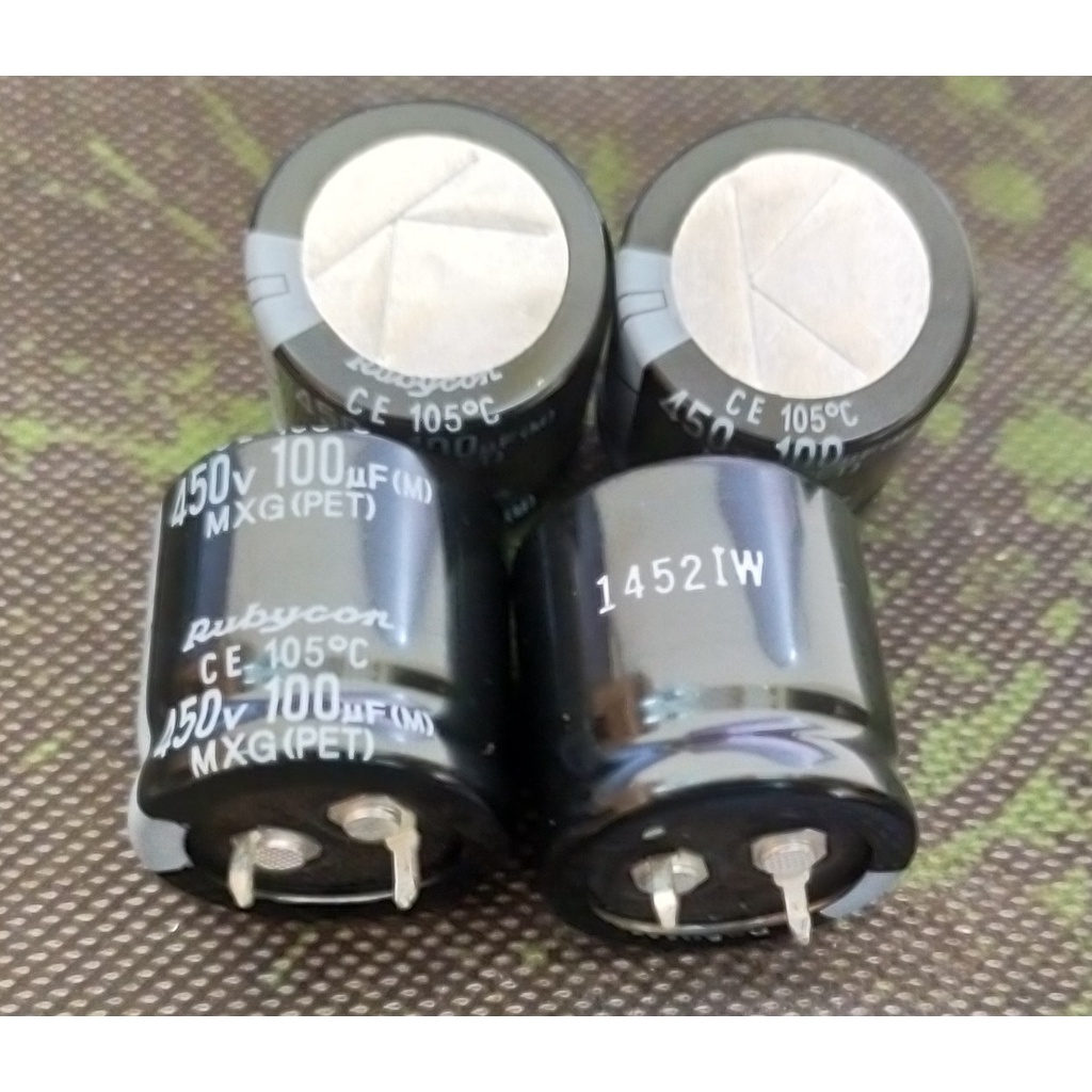 Rubycon Capacitor 100uF 450V - ของแท้