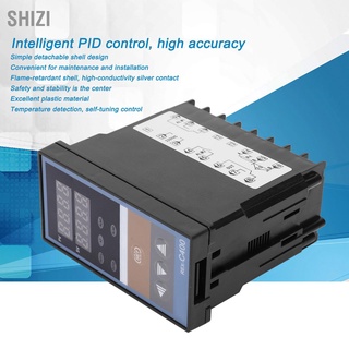 ShiZi เครื่องควบคุมอุณหภูมิอัจฉริยะปรับควบคุมอุณหภูมิ Rex‐C400Fk02‐Mxda 220V