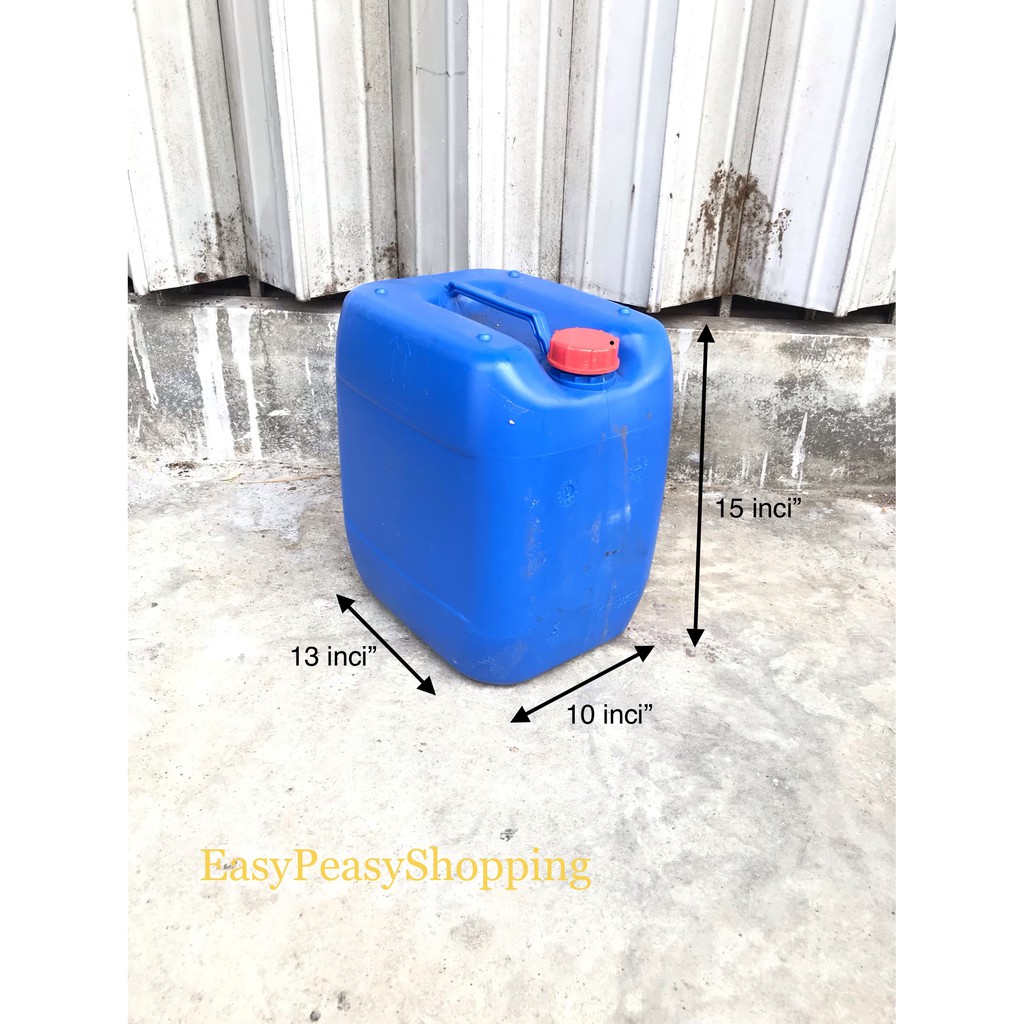 Tong Plastik Air 20Liter /Miyak /Sabun /Plastic Contanier Water 20Liter /Bekas Tong