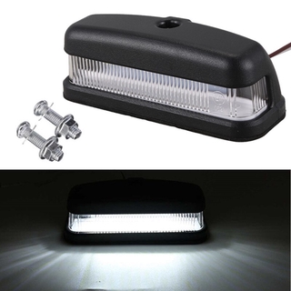 หลอดไฟ LED 6 ดวง สีขาวสว่าง สําหรับติดป้ายทะเบียนรถยนต์ Land Rover Defender 88 90 109 110 130 1990-2016