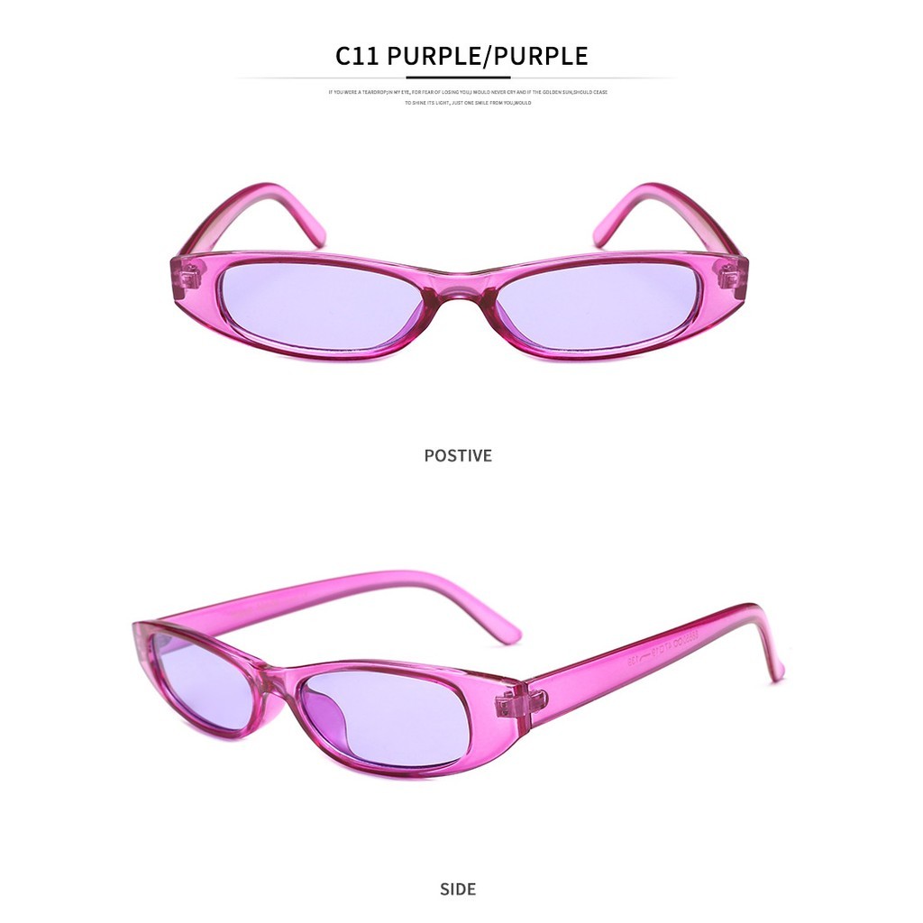 แว่นตากันแดด สไตล์วินเทจ ขนาดเล็ก สำหรับผู้หญิง - รูปที่ 7