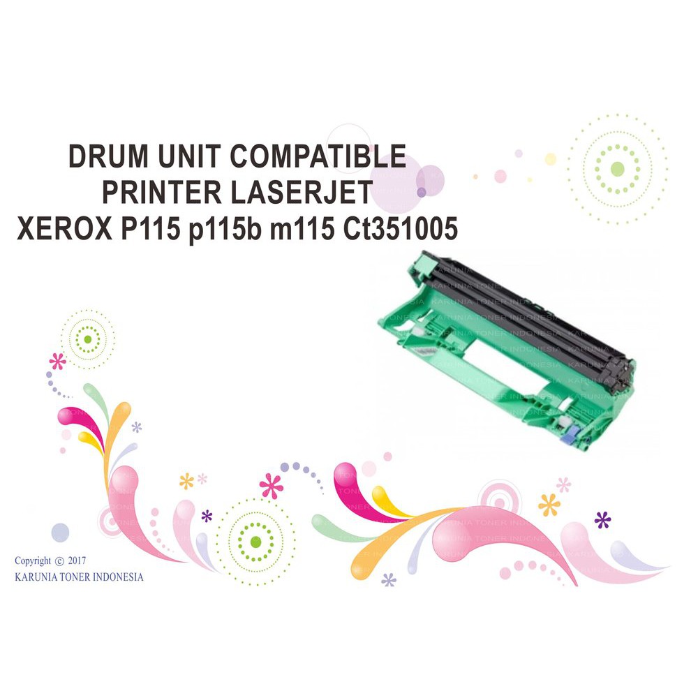 หน่วยกลองสําหรับ Fuji Xerox P115 P115B P115W M115W M115W Laserjet เครื่องพิมพ์
