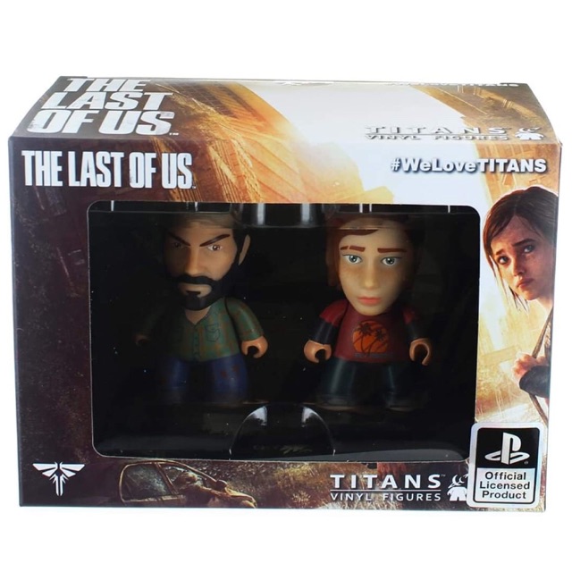The Last Of Us 3" Titans Vinyl Figures (Joel + Ellie)