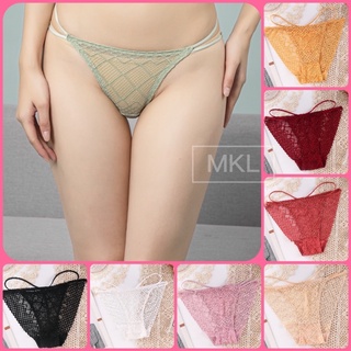 ✨MKL✨กางเกงในผู้หญิง  กางเกงในผ้าลูกไม้สีน่ารัก ลายเซ็กซี่ๆใส่สบาย หลากสี #3901