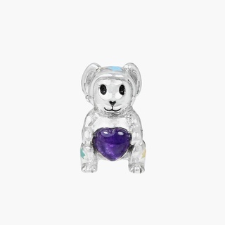 Moress Astro Bunny Purple Amethyst Bead