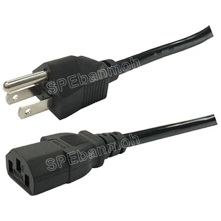 PC002-105 สาย AC 3C x 1.5 sq.mm. สายพาวเวอร์คอร์ด เอซีคอม ต่อคอมพิวเตอร์ AC Power Cord สายคอมพิวเตอร์ พาวเวอร์คอร์ด P...