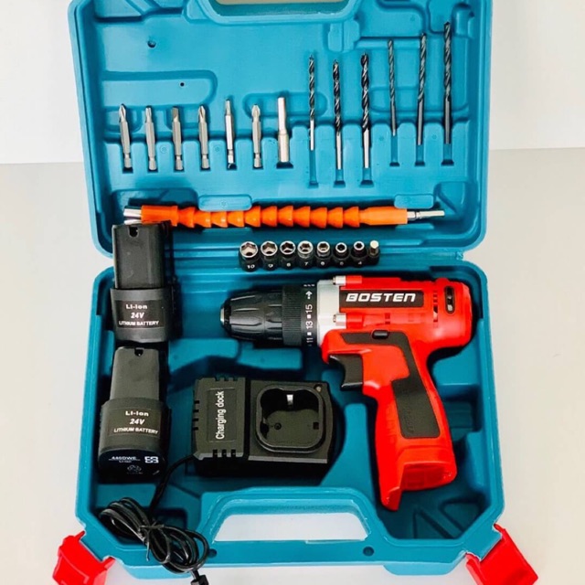 สว่านไร้สาย 24V BOSTEN