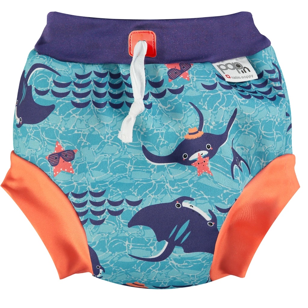 กางเกง ผ้าอ้อมว่ายน้ำ ชุดว่ายน้ำเด็ก ป้องกัน เก็บอึ ใช้ซ้ำได้ Close Swim Nappy swim diaper reuse size L XL 2XL 3XL 0-3ปี