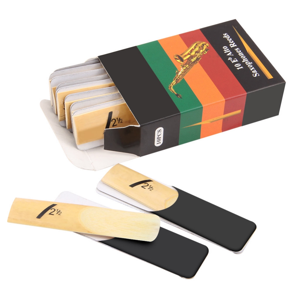 COD 10Pcs Alto Saxophone Sax Reeds Classic Alto Reed Ready [K2T ...