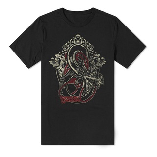 พร้อมส่ง เสื้อยืด พิมพ์ลายโลโก้ Dungeons Dragons สีดํา ขนาดใหญ่พิเศษ แฟชั่นฤดูร้อน สําหรับผู้ชายS-5XL