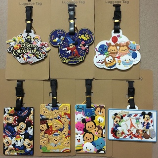 Mickey Minnie  Cute cartoon  luggage tag animes boarding pass tag แท็กกระเป๋าเดินทาง แท็กกระเป๋า tag กระเป๋าเดินทาง ป้ายห้อยกระเป๋า ป้ายห้อยกระเป๋าเดินทาง ป้ายกระเป๋าเดินทาง