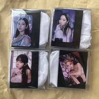 [ของแท้/ พร้อมส่ง] aespa Dreams Come True Acrylic Coaster Set (แผ่นรองแก้ว อะคริลิค) + Exclusive Photo Card SM Global