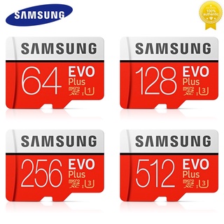 SAMSUNG Memory Card EVO 512GB 95MB/S SDHC MicroSD 64GB 128GB 256GB 100MB/s SDXC Class 10 Micro SD C10 UHS TF