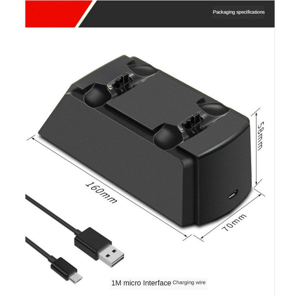 Jomaa แท่นชาร์จจอยเกม สําหรับ Sony Playstation 4 PS4 PS4 Pro PS4 Slim Controller