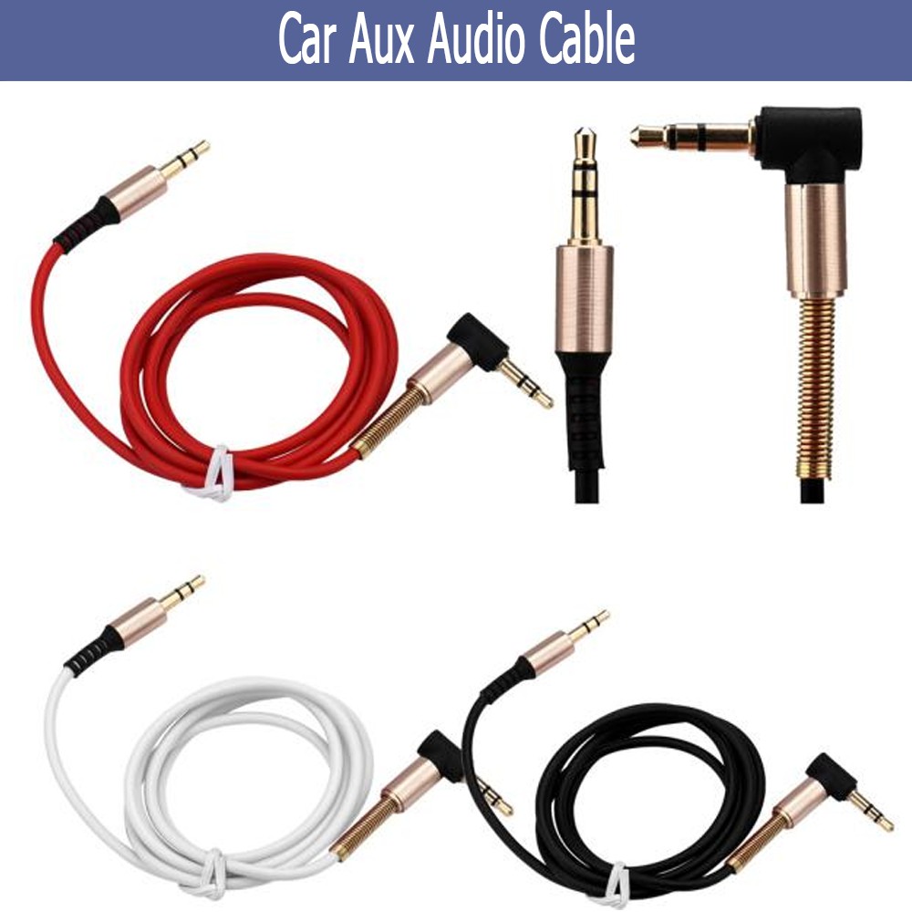 3.5 mm Jack Male to Male Stereo Car AUX Audio Extension Cable