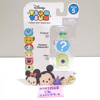 ++ ขาย Tsum Tsum Disney Series 5 แบบแพ็ค 3 ตัว 3 ไซส์ S M L ของแท้ ของใหม่ ไม่แกะ พร้อมส่ง Disgust Mike Monster Inc +++