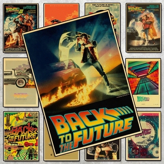 โปสเตอร์ภาพยนตร์ Back to the Future Award สไตล์วินเทจ สําหรับตกแต่งบ้าน