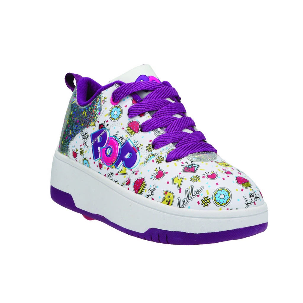 HEELYS รองเท้ามีล้อชนิด 1 ล้อ รุ่น HE100922Pop StriveWHITE