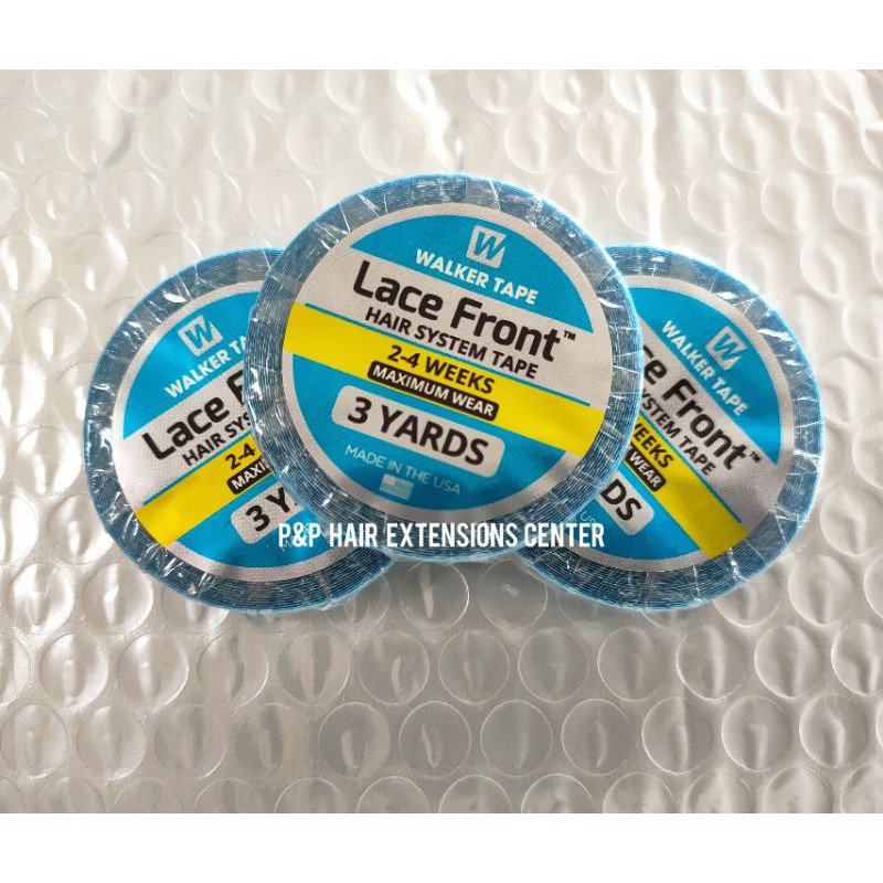 เทปกาวติดวิกผม เทปกาว Walker tape – Lace Front Hair System Tape × 1 ม้วน ความยาว 3 หลา หน้ากว้าง 0.8 เซนติเมตร(0.3 นิ้ว) ราคา ถูกที่สุด ดีลบีเคเค แกลเลอรีภาพที่ 3