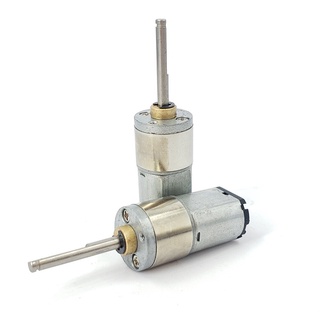 DC 3V-12V 6V 9V Micro Mini 030 Gear Motor Slow Speed Reducer Metal Gearbox 3mm Threaded Shaft 150RPM Long Shaft DIY robo