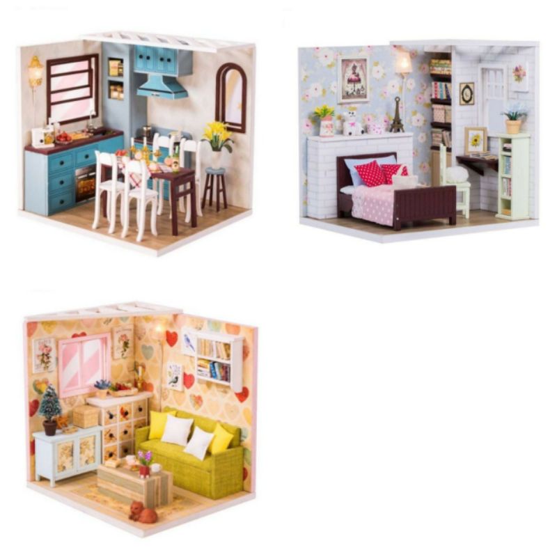 พร้อมส่ง บ้านตุ๊กตา DIY House