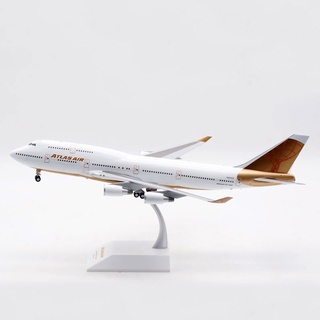 โมเดลเครื่องบินอัลลอย JC wings 1:200 aviation boeing B747-400 n263sg