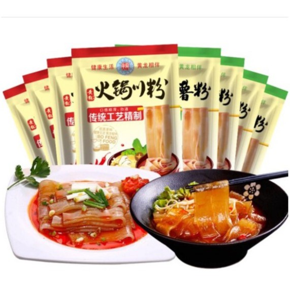 [พร้อมส่ง] เส้นหนึบ เส้นมันเทศ เส้นมันหวาน เส้นสุกี้จีน หนานุ่มเคี้ยวหนึบอร่อย หวงหลง