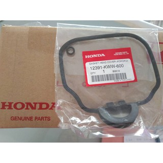 ปะเก็นฝาครอบฝาสูบ อะไหล่แท้ HONDA / WAVE110i (AT), WAVE110i,DREAM110i,SUPER CUB / 12391-KWW-600