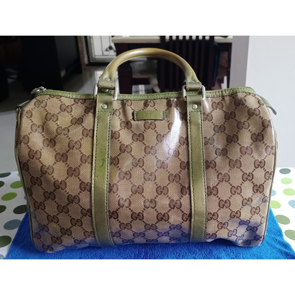 กระเป๋าทรงหมอน gucci แท้ สีทอง ไซส์30