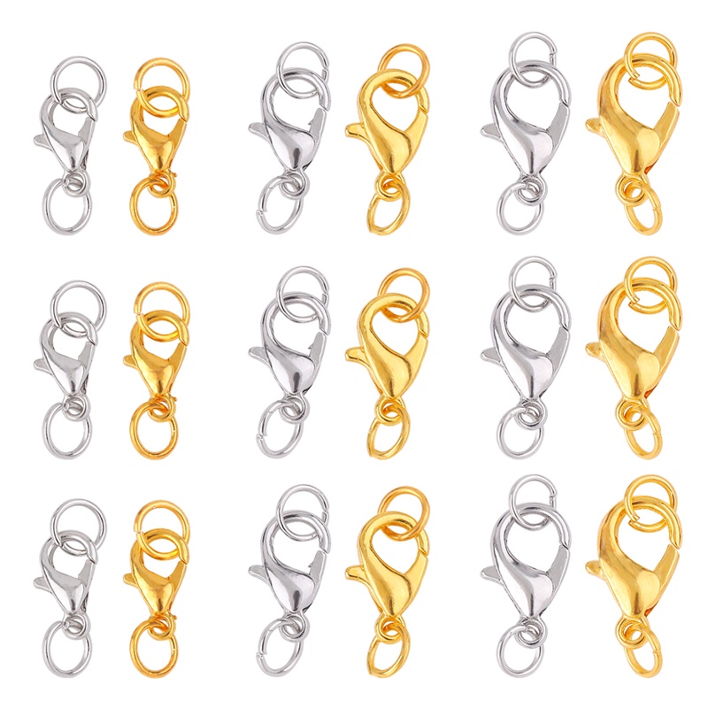 ตะขอก้ามปู 10 12 14 มม. พร้อมห่วงจั้มเชื่อมต่อ สําหรับทําเครื่องประดับ สร้อยคอ สร้อยข้อมือ Diy 10 ชุด ต่อล็อต
 - รูปที่ 7