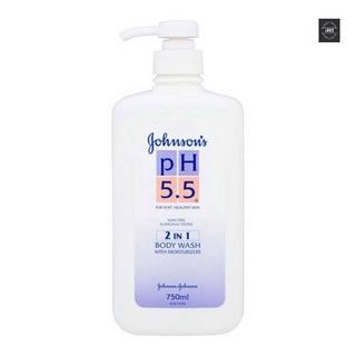 Johnson จอห์นสัน ครีมอาบน้ำ pH5.5 2อิน1 วอช 750 มล.