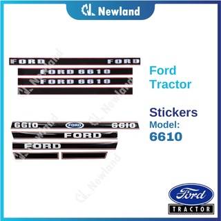 สติกเกอร์แทรกเตอร์ Ford 6610