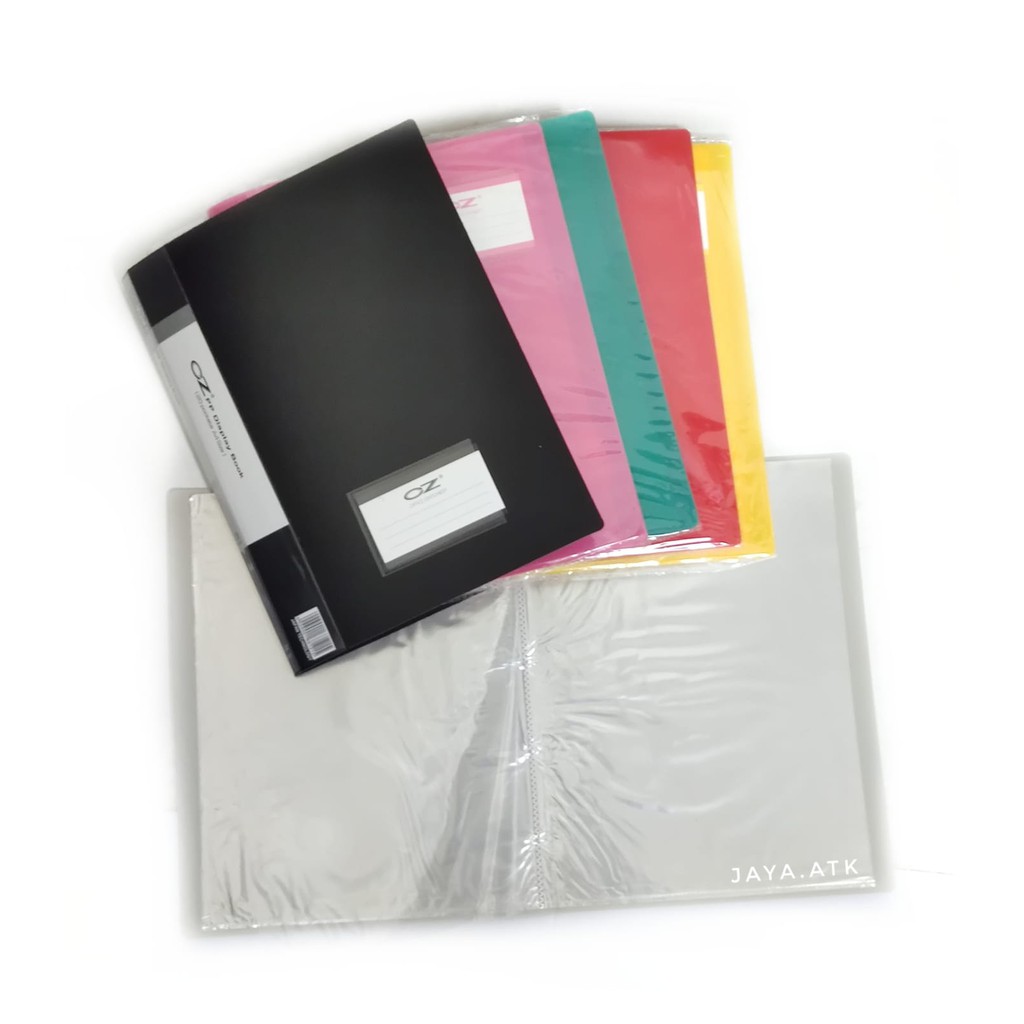 A4 CLEAR DOCUMENT HOLDER A4 20 แผ่น DOCUMENT HOLDER DISPLAY BOOK OZ