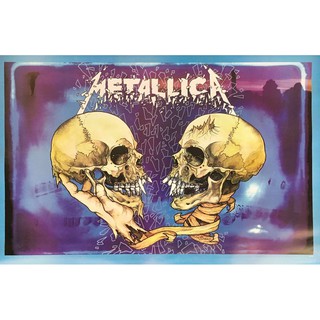 โปสเตอร์ รูปวาด กราฟฟิก วง ดนตรี เฮฟวีเมทัล เมทัลลิกา METALLICA POSTER 24”x35” นิ้ว American Heavy Metal Rock Band