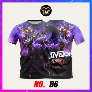 เสื้อเกมส์เด็กและผู้ใหญ่ DOTA2 เสื้อยืดลายเกรดพรีเมียม รหัสB6