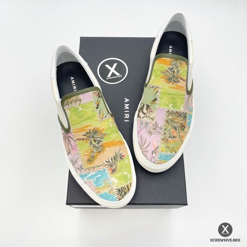 (พร้อมส่ง)Amiri Hawaiian slip-on ของแท้💯