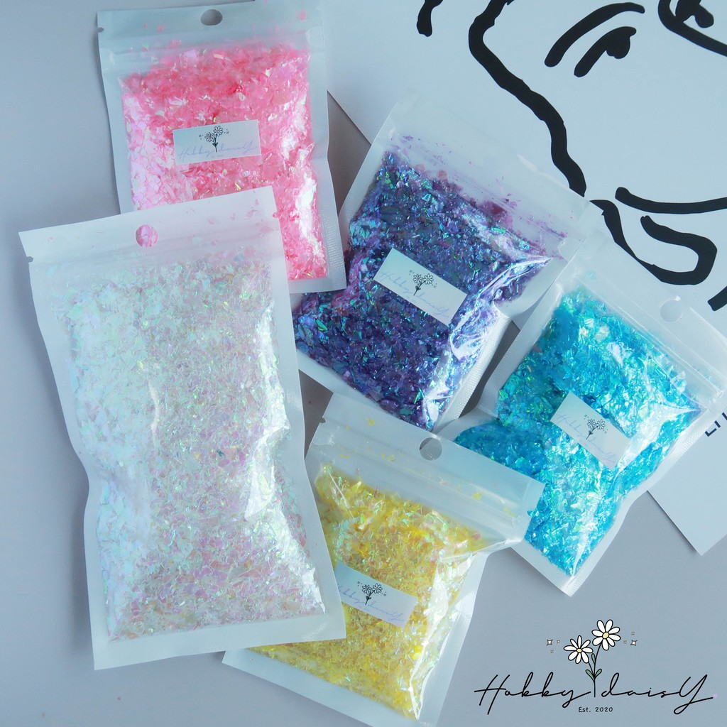 Candy Paper กลิตเตอร์โฮโลแกรม 5 สี พร้อมส่ง