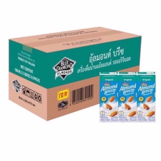 นมอัลมอนด์ บรีซ รสออริจินัล 180มล.(1ลัง 24 กล่อง)