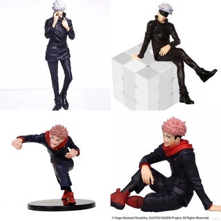 Jujutsu Kaisen โมเดลฟิกเกอร์ Pvc รูปอะนิเมะ Gojo Satoru Itadori Yuji ขนาด 13 ซม