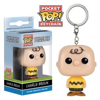 Funko Pocket POP พวงกุญแจ: Peanuts - Charlie Brown ฟิกเกอร์