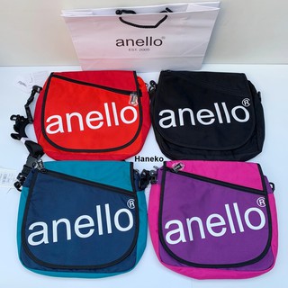 Anello (หิ้ว Shop ) Regular SLANTINNG Shoulder Bag กระเป๋าใส่เอกสาร กระเป๋าสะพายไหล่ กระเป๋าสะพายข้าง