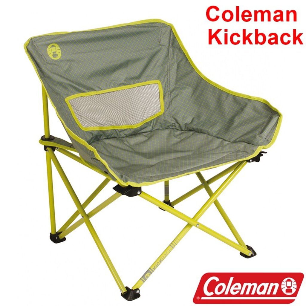 เก้าอี้โคลแมน Coleman Kickback เก้าอี้สนามพับได้ สำหรับ กางเต็นท์ ตกปลา