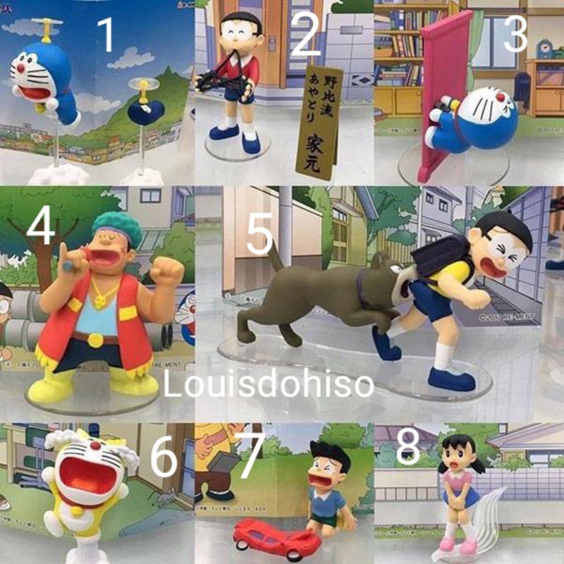 แยกขายรี-เม้นท์ โดเรเมอน ฉากประะทับใจRe-Ment Miniature Japan Doraemon Episodes Famous & Rare Scene Set re-ment doraemon