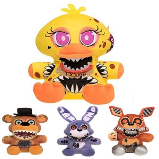 FNAF Five Nights Freddy Bear Foxy Bonnie Mangle Plush Toys 25cm Kids Gift New Style