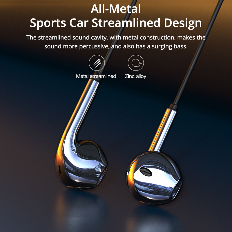 ชุดหูฟังสเตอริโอพร้อมไมโครโฟน 3 . 5 มม . Q2 In - Ear